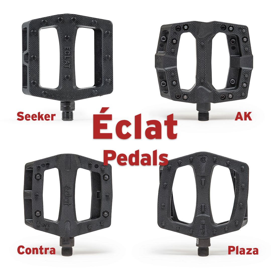 NEWS / BLOG - ECLATのペダル、4モデルを比較 - ECLAT - BMX専門のZEN 