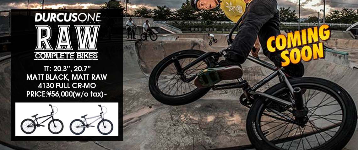 BMX STREET DURCUS ONE RAW DIRT MATT BLK-