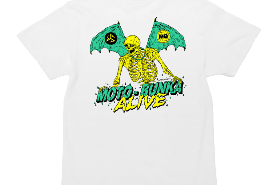 ALIVE X MOTO-BUNKA – Limited Collaboration T-Shirt Designed by Hirotton