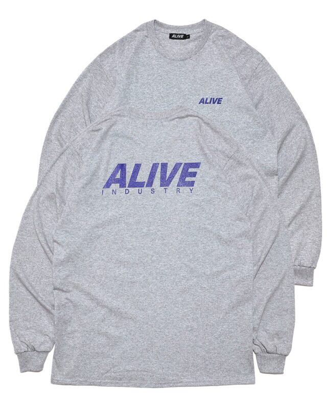 22 LOGO LS T SHIRT - ALIVE INDUSTRY - BMX専門のZEN
